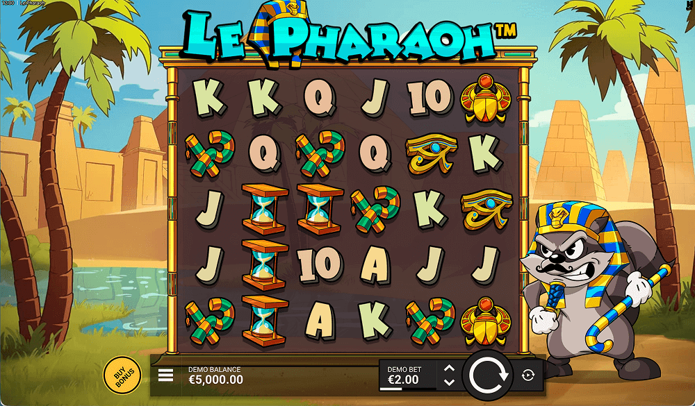 Правила видео слота Le Pharaoh
